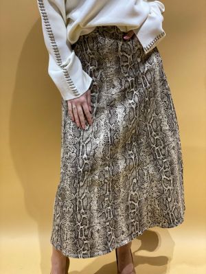 VICHIA HW MIDI SKIRT 177853001 Birch