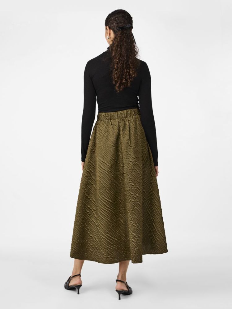 YASCAMIE HW ANKLE SKIRT S. 298838 Chocolat