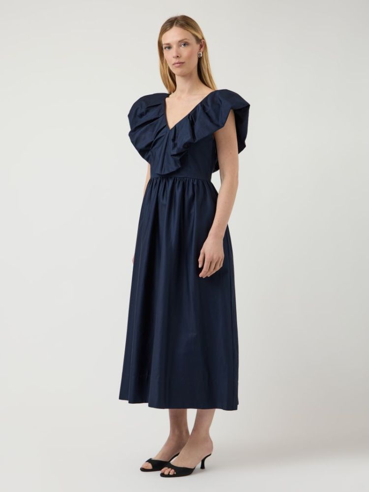 YASSALSY SS LONG DRESS 190953 Navy Bla