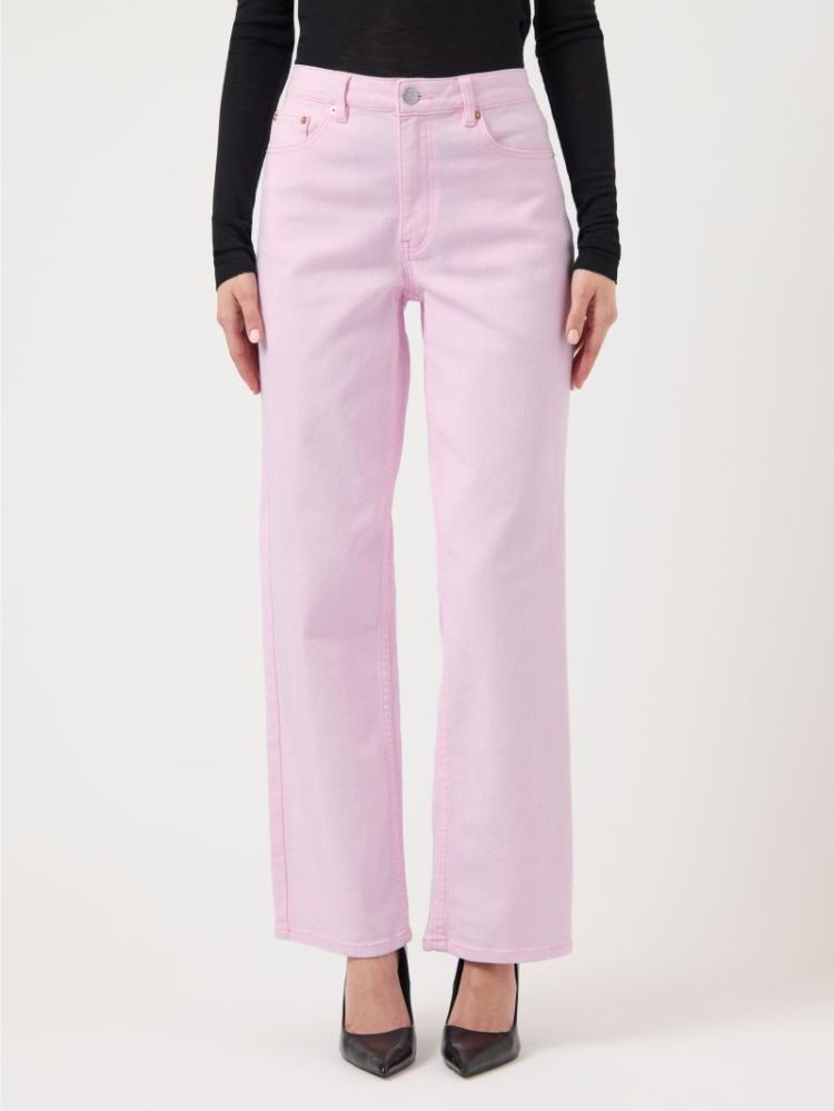 YASPIRA HW STRAIGHT PINK JEANS 220030 Ballerin