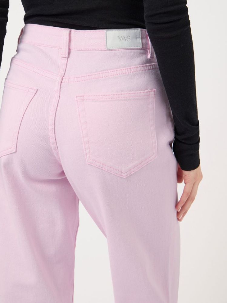 YASPIRA HW STRAIGHT PINK JEANS 220030 Ballerin