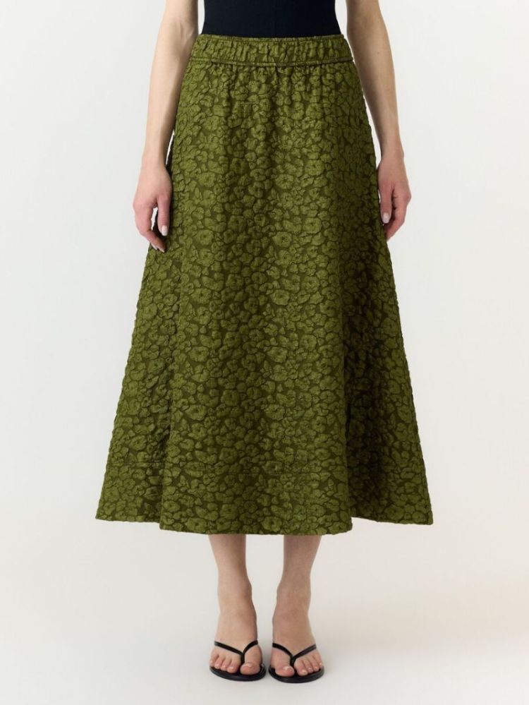 YASDAZLY HW LONG SKIRT 295917 Sphagnum