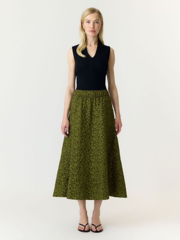 YASDAZLY HW LONG SKIRT 295917 Sphagnum