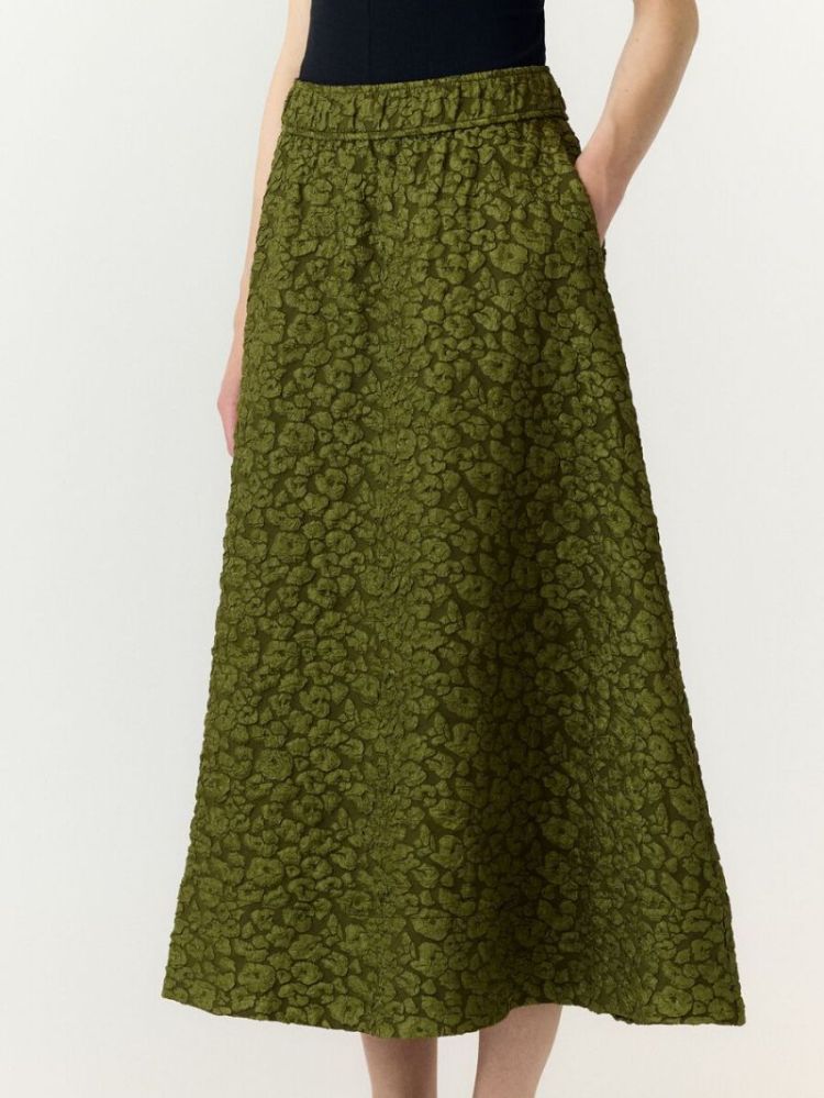 YASDAZLY HW LONG SKIRT 295917 Sphagnum
