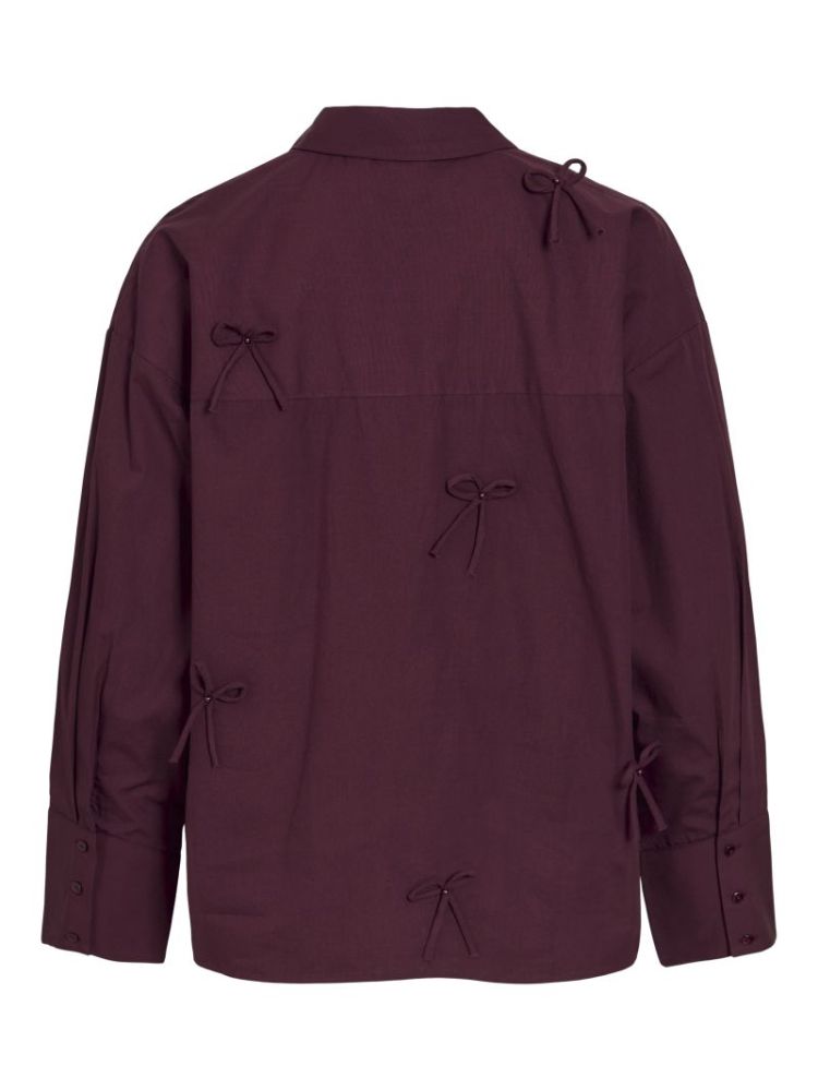 VIISOLDA OVERSIZE SHIRT BOW 199533 Port Roy